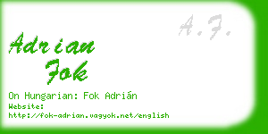 adrian fok business card